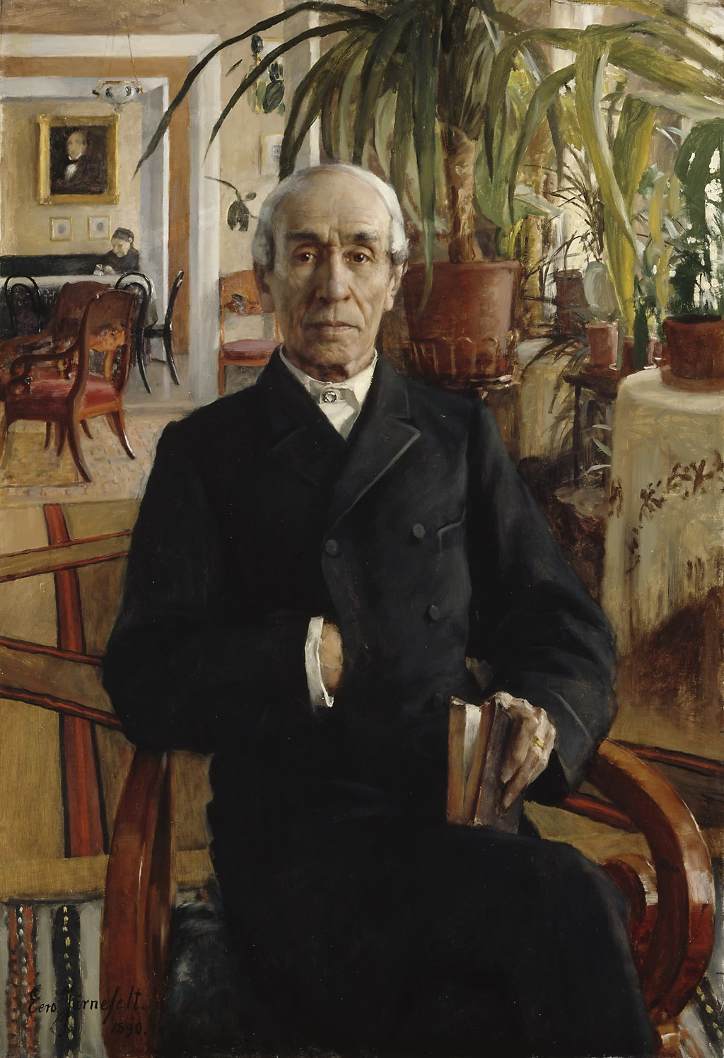 Eero Järnefelt - Ritratto del barone Johan Philip Palmén, vicerettore dell'Università, Ateneum, Kluuvi, Helsinki